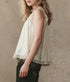 The Keepsake Lace Shell Top - Cream